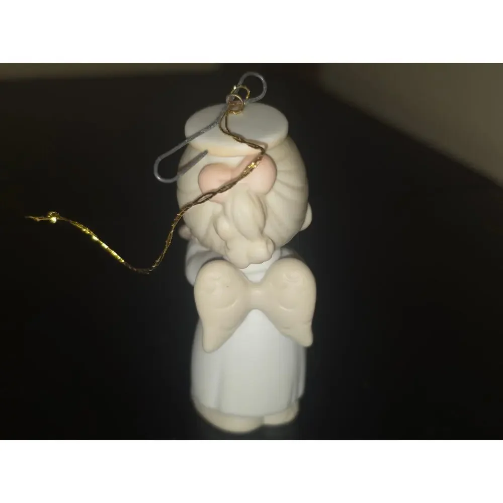 Precious Moments Oh Holy Night Angel Ornament 1989 Enesco 522848 With Box